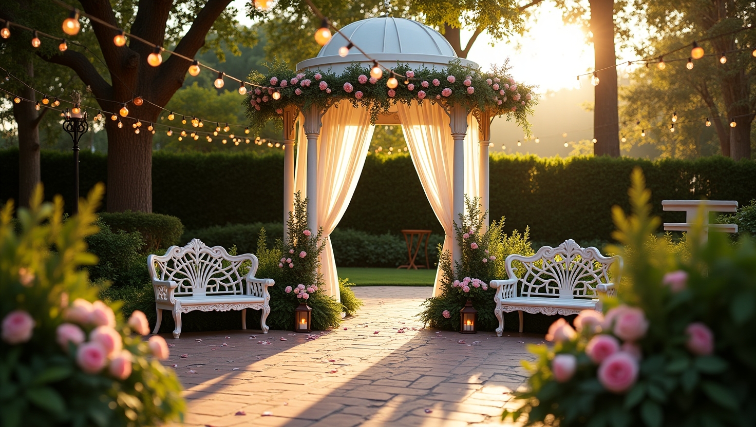 Romantic Garden Decor for Outdoor Events